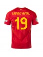 Spanien Lamine Yamal #19 Heimtrikot EM 2024 Kurzarm